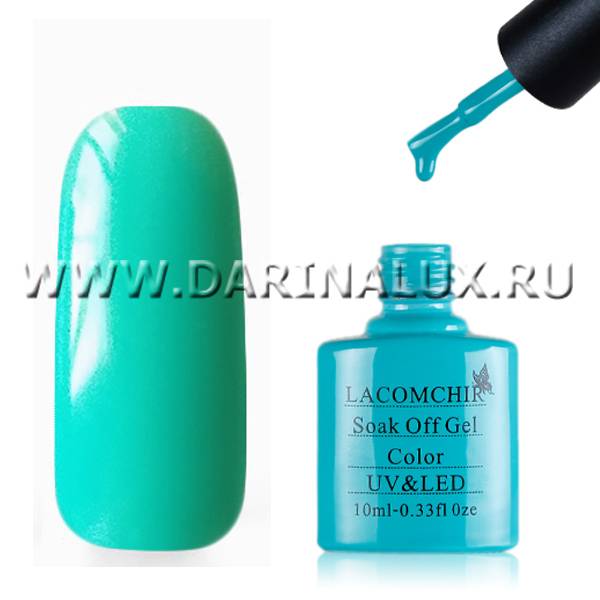 Шеллак LACOMCHIR NC78 нефритовый, 10 мл фото 2