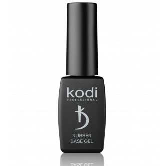 Каучуковая черная база, основа для гель лака Kodi Rubber Base gel Black, 8 мл фото 10