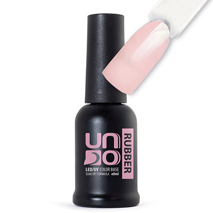 Камуфлирующее базовое покрытие № 08 для гель-лака UNO Color Rubber Base, 8 мл фото 1