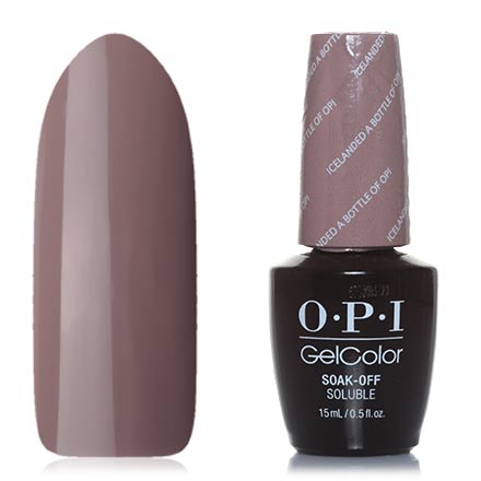 OPI GELCOLOR Icelanded a Bottle GC I53, 15 мл. фото 2