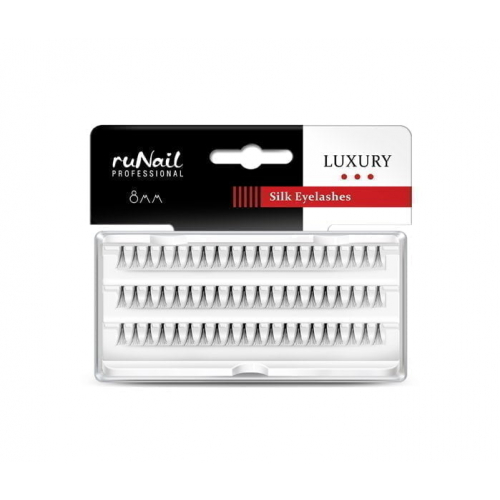 Пучки для наращивания ресниц без узелков Luxury ruNail Professional, шёлк Ø 0,10 мм, №12 фото 9