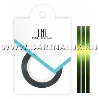 Нить (фольга) на клеевой основе для дизайна ногтей TNL Professional, зеленая(N15-07) фото 1