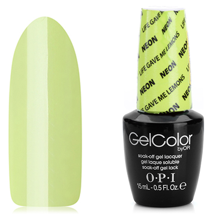 Гель лак OPI GELCOLOR Life Gave Me Lemons N33 фото 2