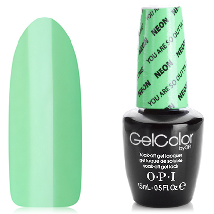 Гель лак OPI GELCOLOR You are So Outta Lime! N34 фото 2