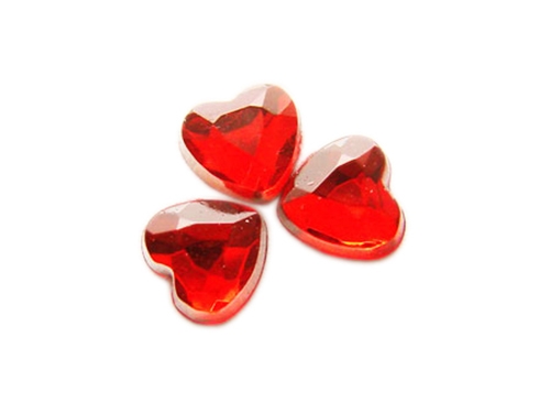 Стразы акриловые SEVERINA "Сердечко" HEART 2мм № 989, 24шт/бан фото 1