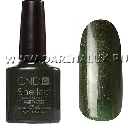 снят Гель лак CND SHELLAC Pretty Poison фото 2