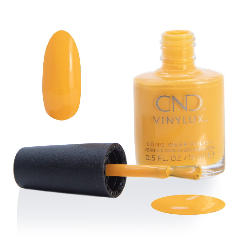 Недельный лак для ногтей CND Vinylux 395 Among The Marigolds, 15 мл фото 2
