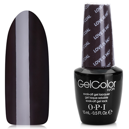 Гель лак OPI GELCOLOR Love Is Hot and Coal HP F06 фото 2