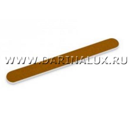 Пилка для ногтей коричневая узкая 100/180 DSSF003 фото 1