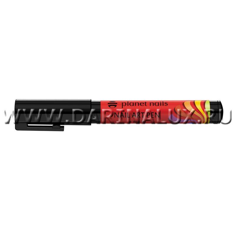 Карандаш для дизайна Nail Art Pen PLANET NAILS, красный фото 1