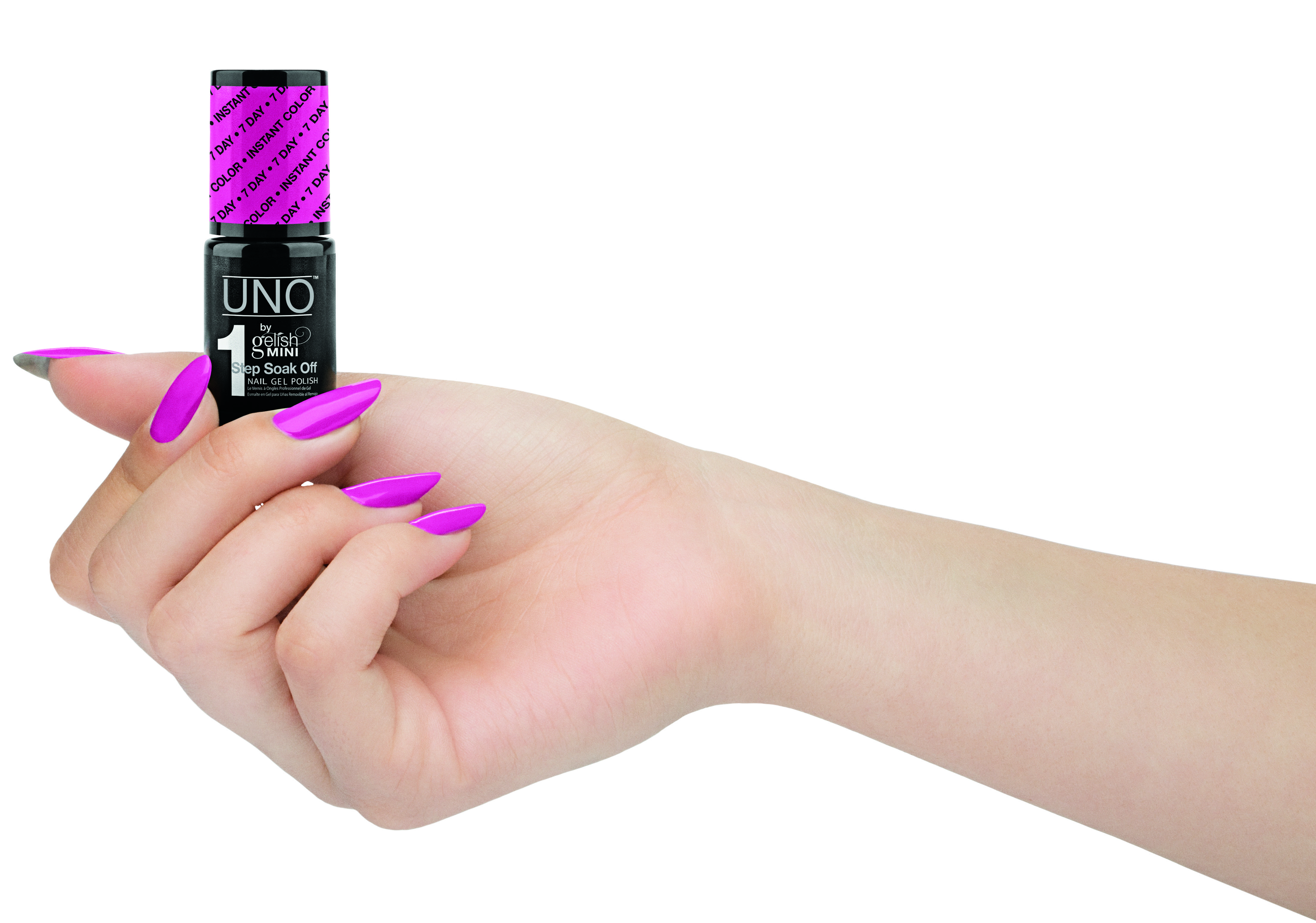 UNO by GELISH MINI 1500006 "Selfie Centered", 5 ml, - однофазный гель-лак "Лучшее селфи", 5 мл фото 2