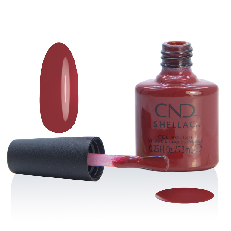 Гель лак CND Shellac Books&beaujolais фото 2