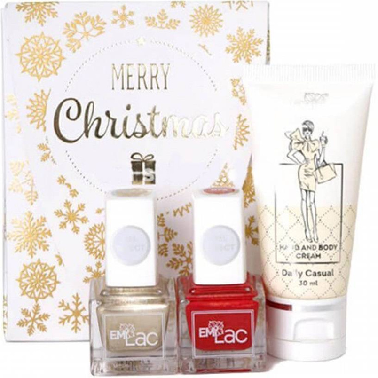 Новогодний подарочный набор E.Mi ультрастойких лаков с гелевым эффектом E.Mi Nail Polish Gel Effect фото 4