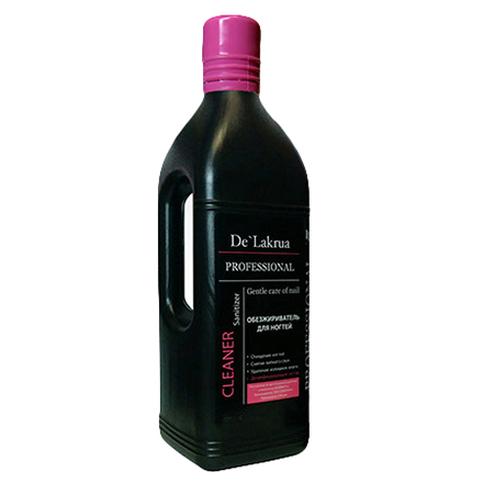 Средство для обезжиривания ногтей и снятия липкого слоя  De Lakrua Cleaner 1000ml фото 1