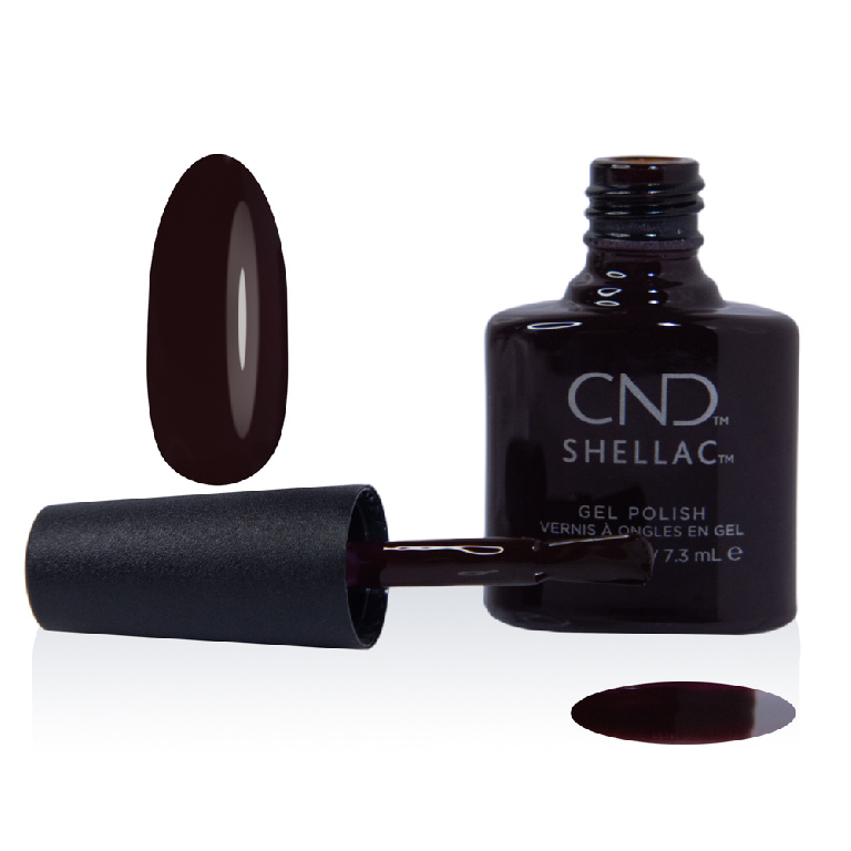 Гель лак CND SHELLAC Black Cherry фото 2