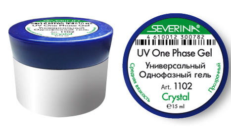 Универсальный однофазный прозрачный гель "SEVERINA", средней вязкости, 15 мл фото 1