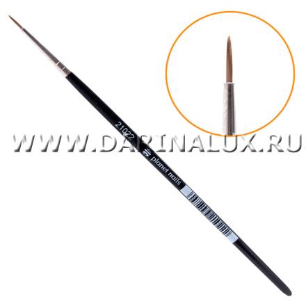 Кисть Planet Nails для дизайна круглая  №0/1 фото 10