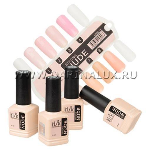 Гель-лак каучуковый Nude Strong, 15 мл (06) Irisk Professional (М184-01-06) фото 10