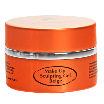 Гель Planet Nails - Make Up Sculpting Gel Beige - бежевый скульптурный камуфлирующий гель 15г фото 1