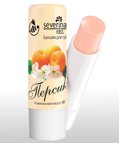 Бальзам для губ  Severina Kiss  "Персик"  4,6 г фото 10
