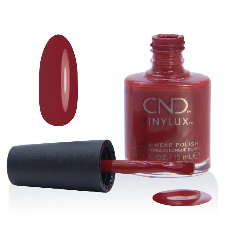 Недельный лак для ногтей CND Vinylux 383 Books&beaujolais, 15 мл фото 2