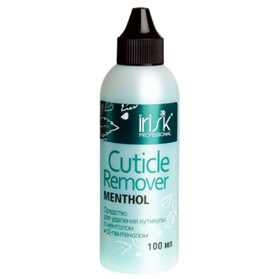 СРЕДСТВО IRISK MENTHOL CUTICLE REMOVER ДЛЯ УДАЛЕНИЯ КУТИКУЛЫ С МЕНТОЛОМ И Д-ПАНТЕНОЛОМ 100МЛ, Irisk Professional  (С102-20) фото 1