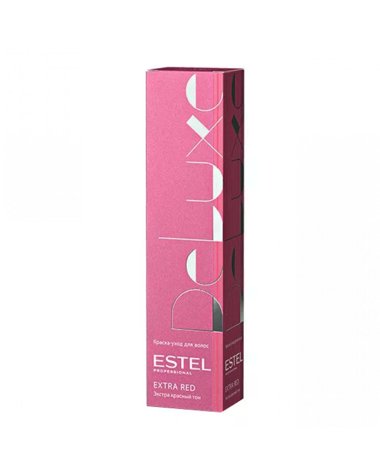 Краска-уход ESTEL De Luxe  77/55, русый красный интенсивный (Extra Red) , 60 мл фото 2