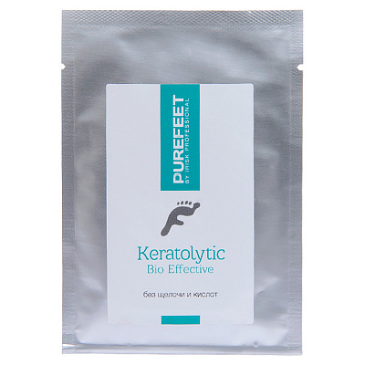 Средство PureFeet Keratolytic Bioeffective от натоптышей и сухих мозолей в салфетках, 2 шт, Irisk Professional 100 мл (С403-23) фото 2