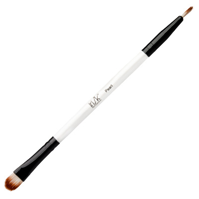 Кисть макияжная двухсторонняя Pearl для подводки и теней Irisk Professional (В507-01) фото 10