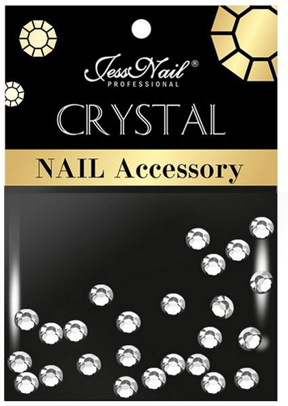 Стразы стекло JessNail ss4 белый, 30 шт. (73706) фото 1