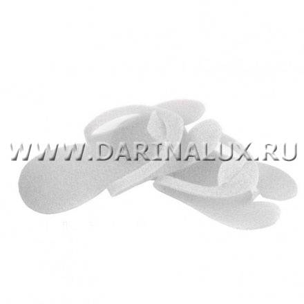 Тапочки одноразовые пенополиэтилен igrobeauty 4мм, белые 25 пар./уп. фото 10