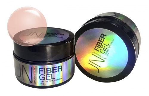 Однофазный гель со стекловолокном JessNail Fiber gel № 08, 15 г фото 1