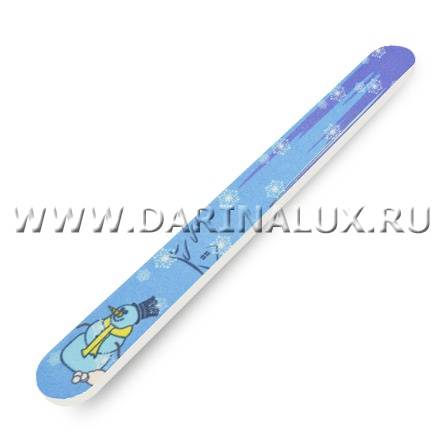 Пилка прямая Снеговик Patrisa Nail 240/180 (KA8) фото 1