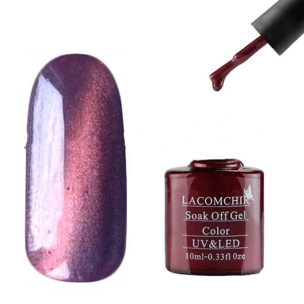 Гель-лак Кошачий глаз LACOMCHIR CAT EYE 15, 10 мл. фото 2
