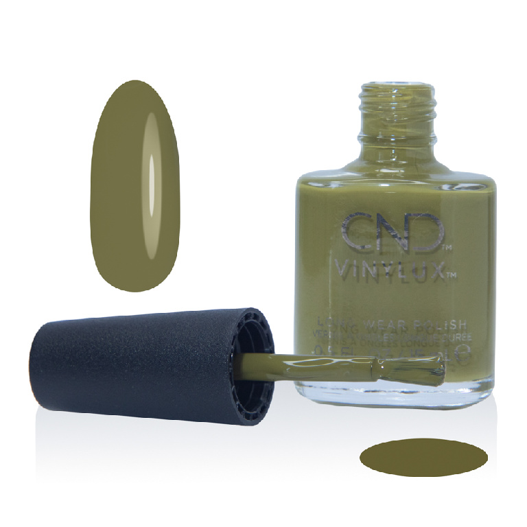 Недельный лак для ногтей CND Vinylux 403 Olive Grove, 15 мл фото 2