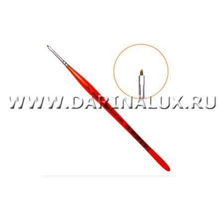 Кисть Planet Nails для китайской росписи из синтетического волоса скошенная № 2 фото 10