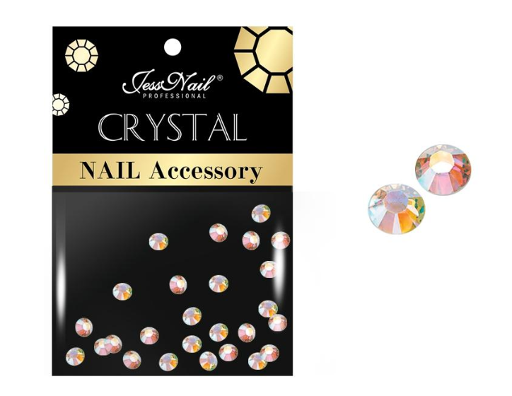 Стразы стекло JessNail ss6 голография, 30 шт. (82684) фото 1