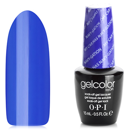 Гель лак OPI GelColor My Car Had Navy-gation A76 фото 2
