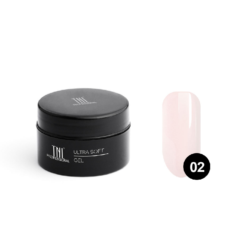 Гель TNL Ultra soft № 02 камуфлирующий пастельный розовый (18 мл.) фото 1